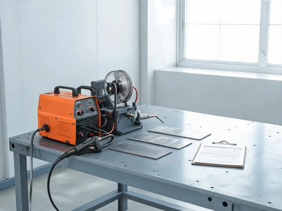 MIG parameter development bench