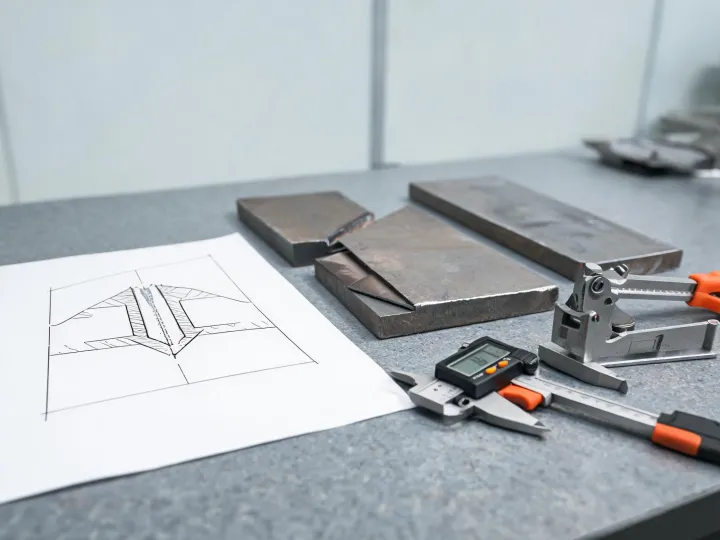 Joint drawing and coupon setup