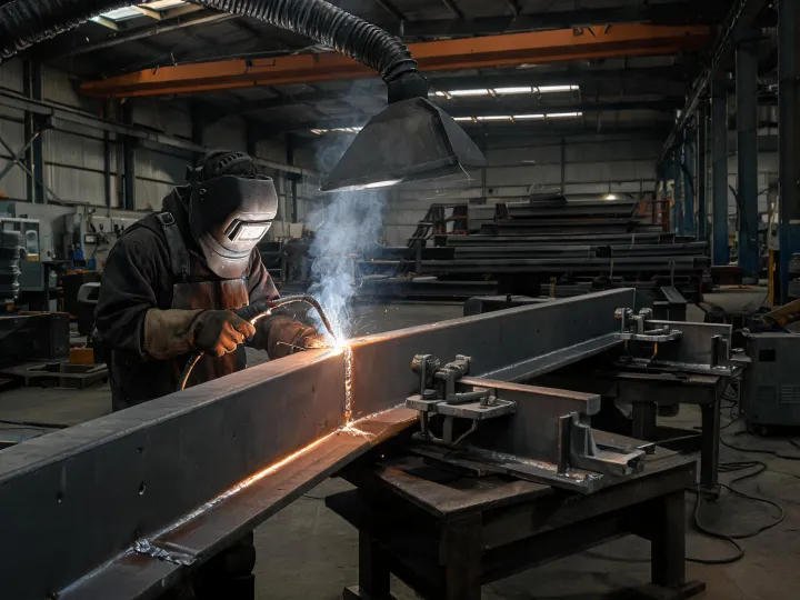 Structural steel fabrication