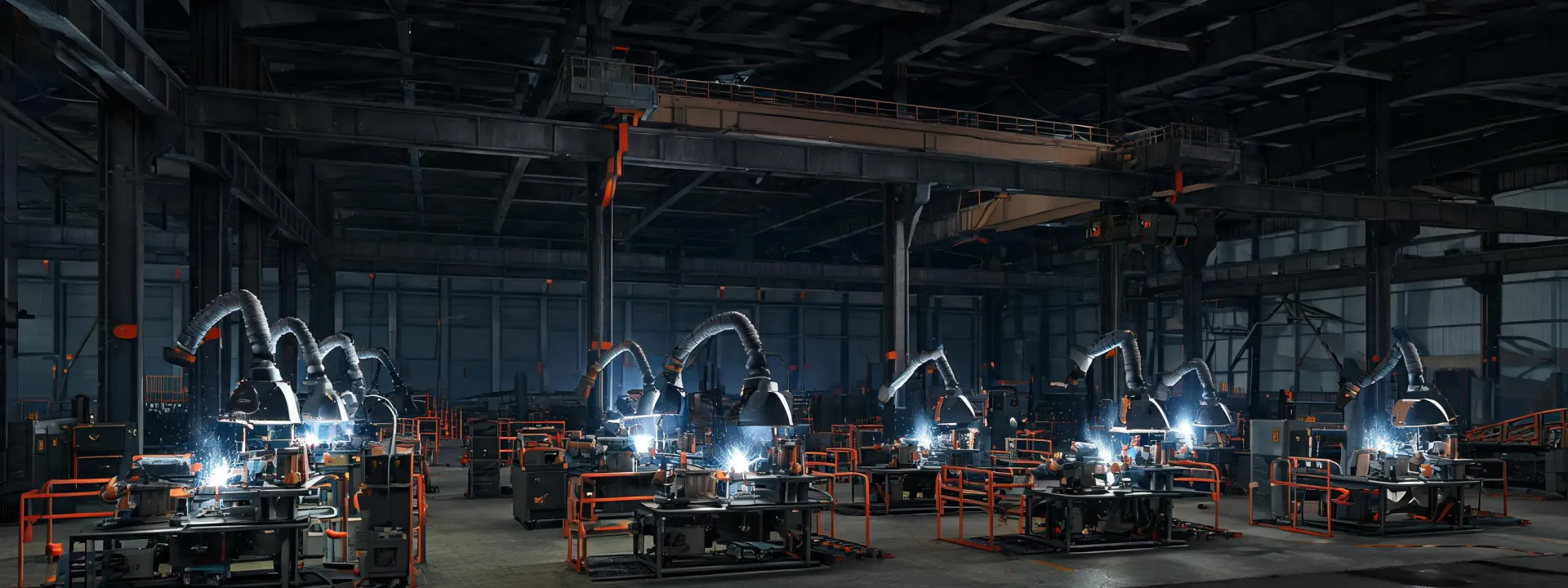 Industrial welding across heavy fabrication